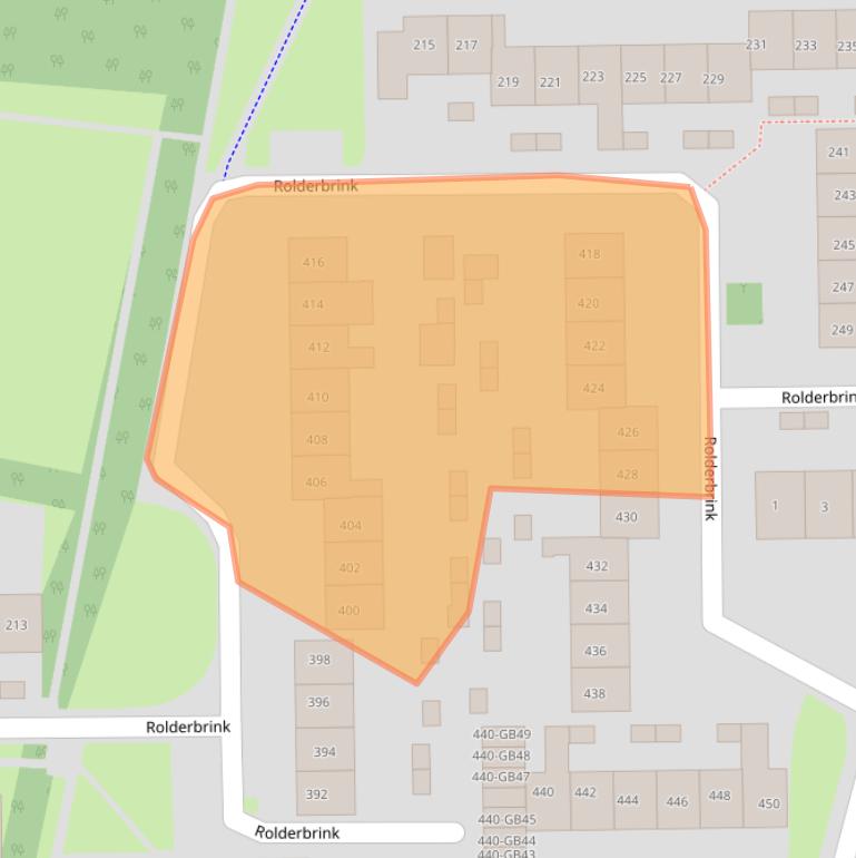 Kaart van postcodegebied 7812PS.