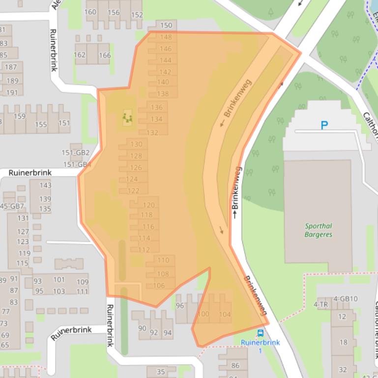 Kaart van postcodegebied 7812RL.