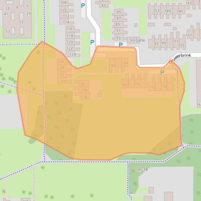 Kaart van postcodegebied 7812TK.