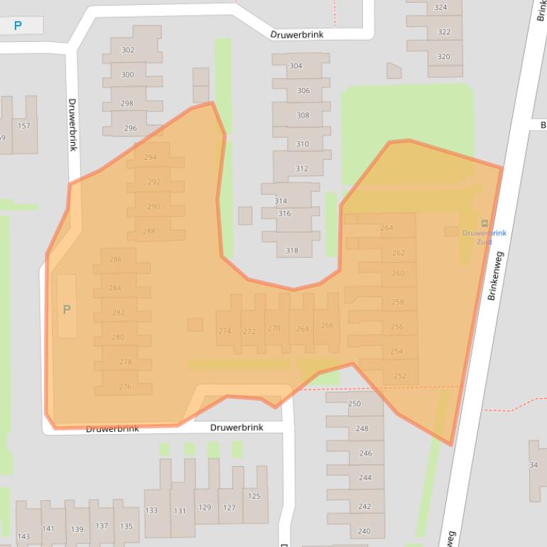 Kaart van postcodegebied 7812TN.