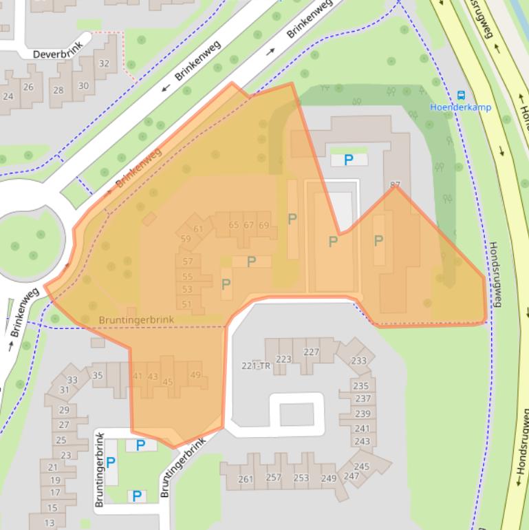 Kaart van postcodegebied 7812VG.