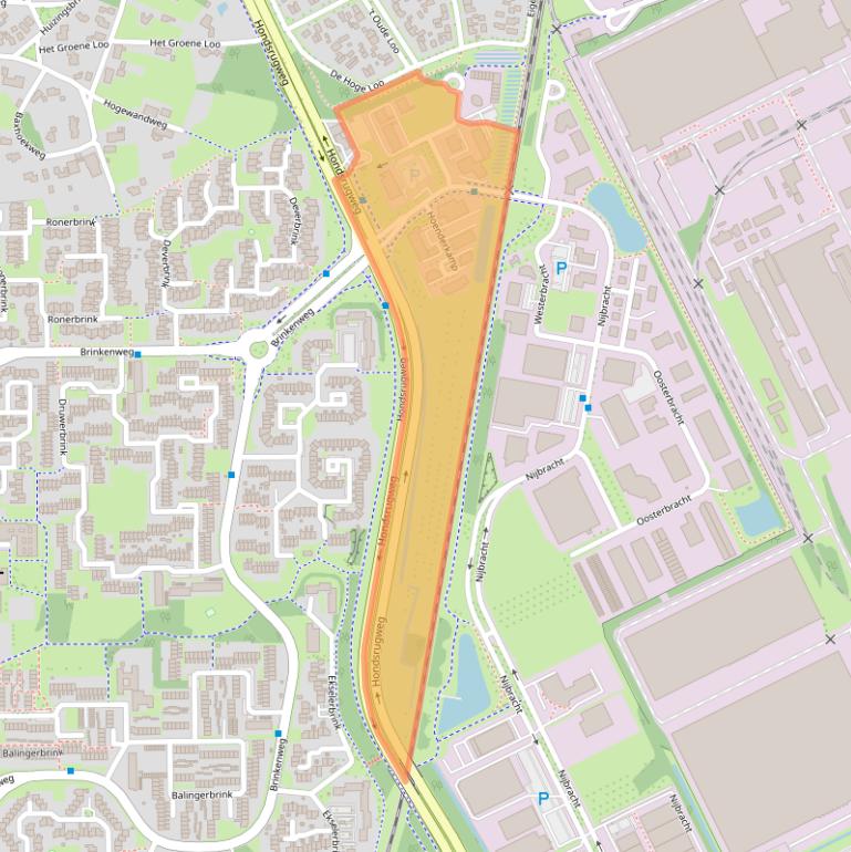 Kaart van postcodegebied 7812VZ.