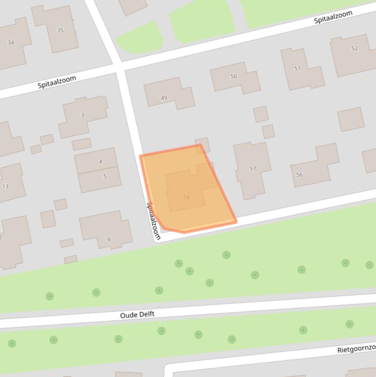 Kaart van postcodegebied 7813BL.