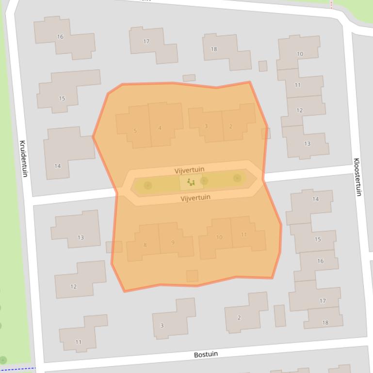 Kaart van postcodegebied 7813BT.