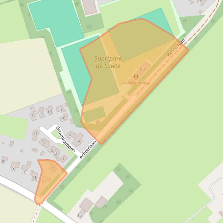 Kaart van postcodegebied 7814PK.