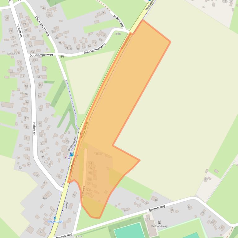 Kaart van postcodegebied 7814PZ.