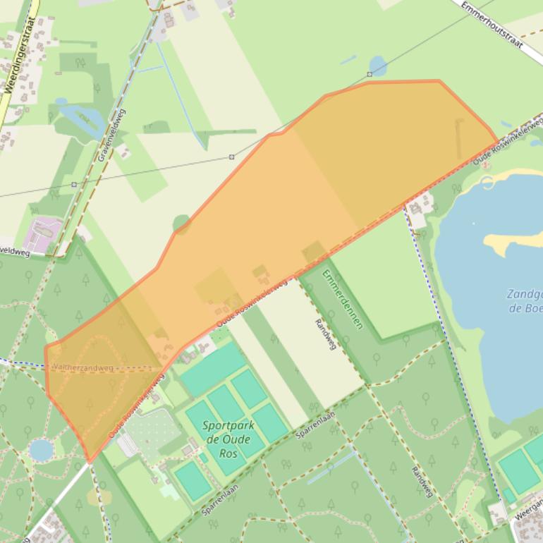 Kaart van postcodegebied 7814RS.