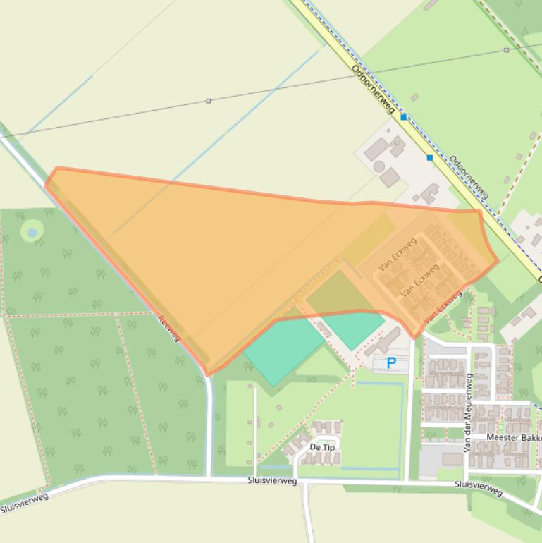 Kaart van postcodegebied 7814TN.