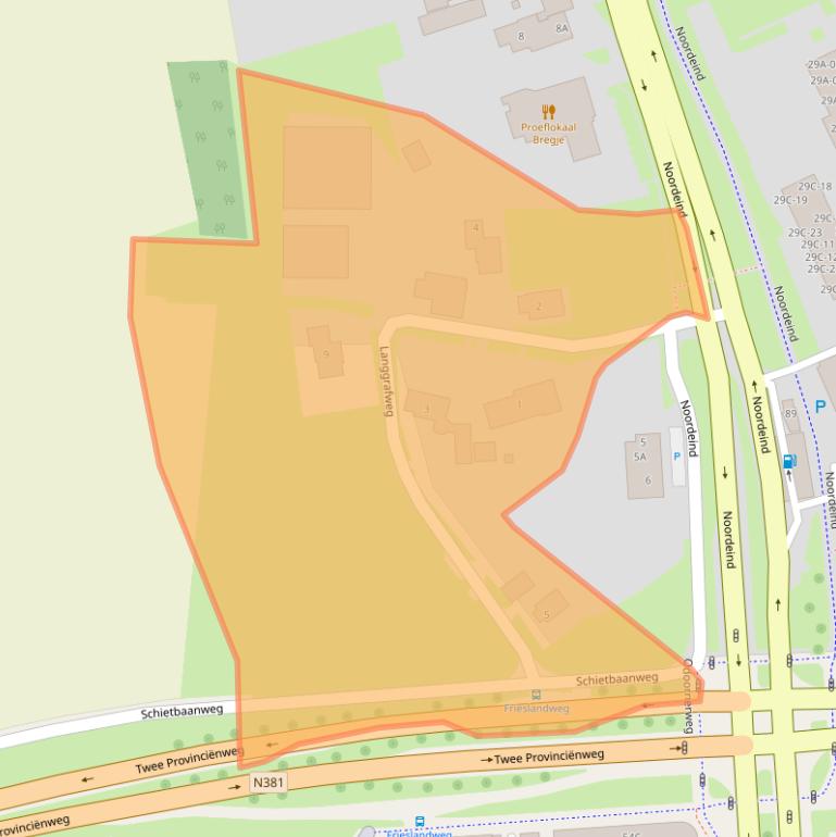 Kaart van postcodegebied 7814TZ.