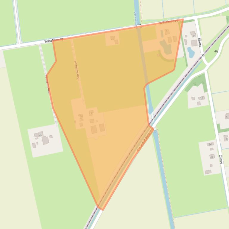 Kaart van postcodegebied 7814VC.