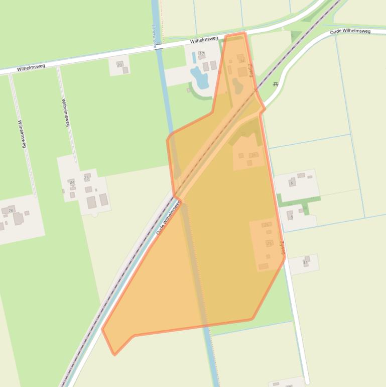 Kaart van postcodegebied 7814VL.