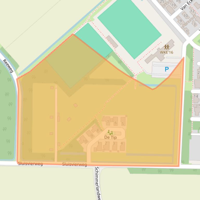 Kaart van postcodegebied 7814XD.