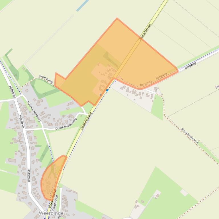 Kaart van postcodegebied 7814XT.