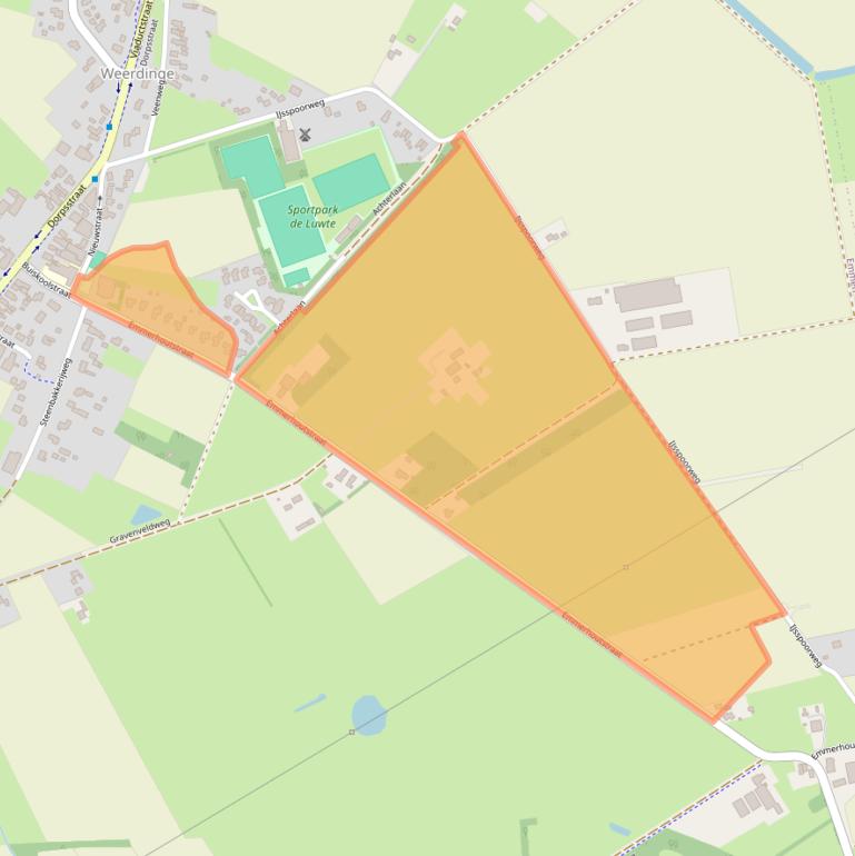 Kaart van postcodegebied 7814XV.