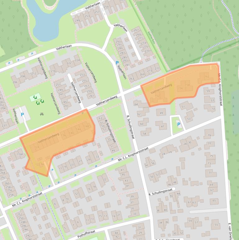 Kaart van postcodegebied 7815AZ.