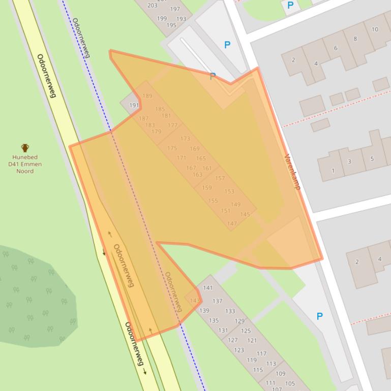 Kaart van postcodegebied 7815CD.