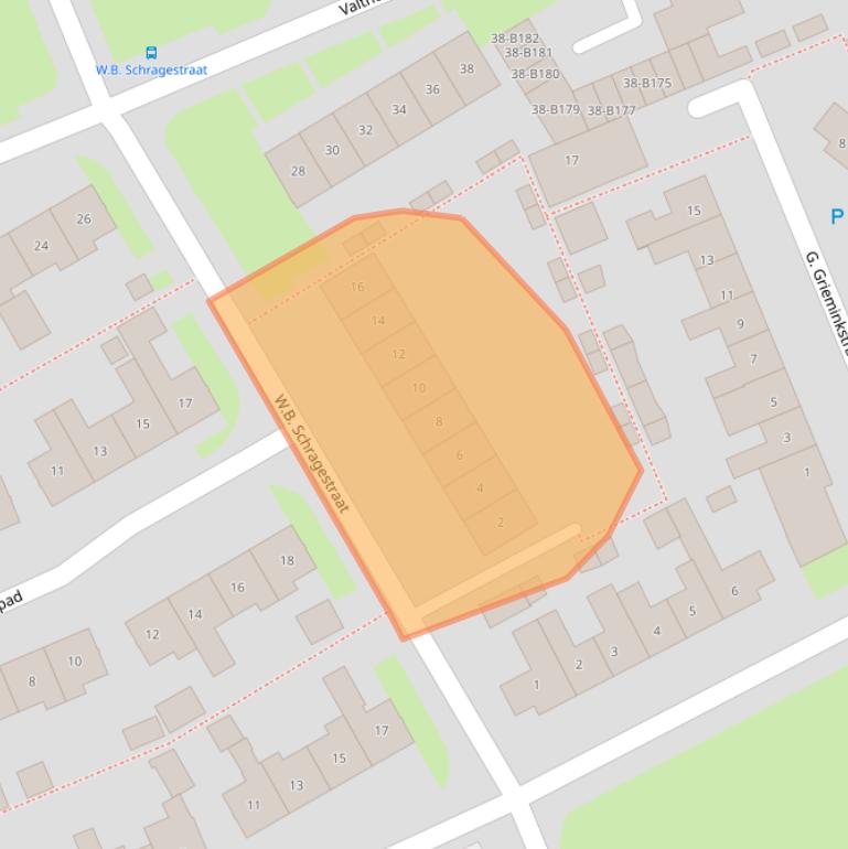 Kaart van postcodegebied 7815CP.