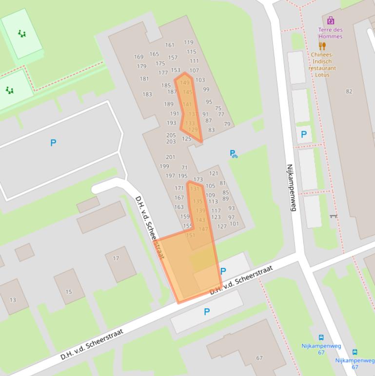 Kaart van postcodegebied 7815GE.