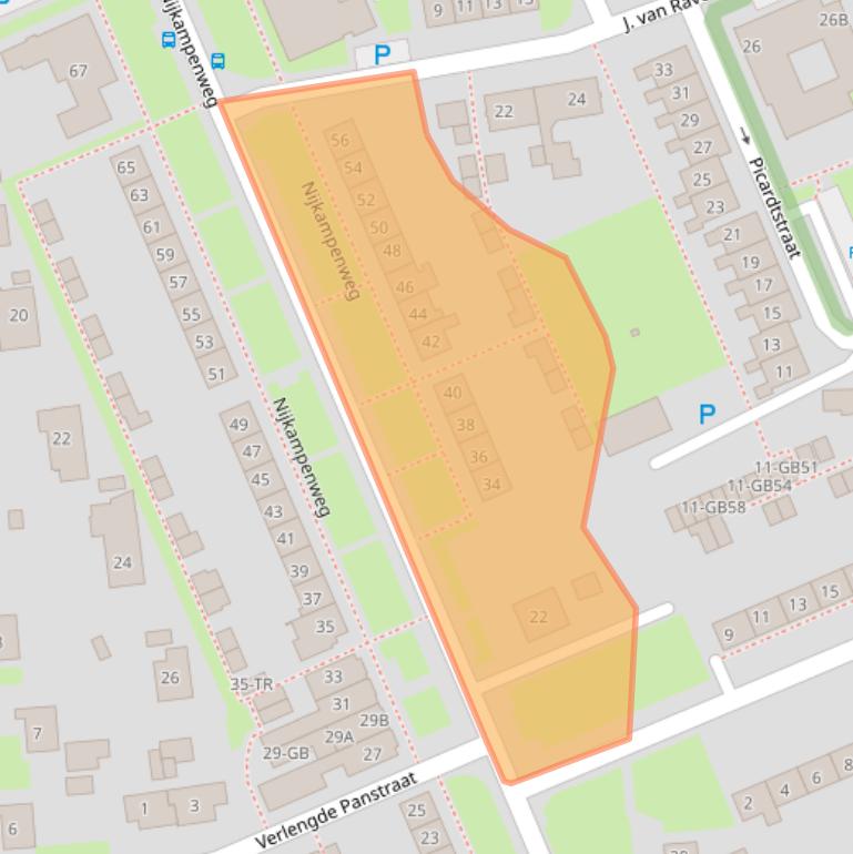 Kaart van postcodegebied 7815GN.