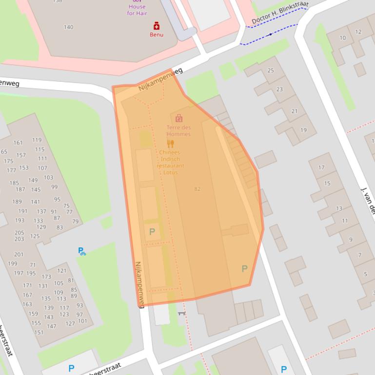 Kaart van postcodegebied 7815GR.