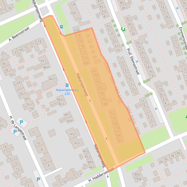 Kaart van postcodegebied 7815GV.