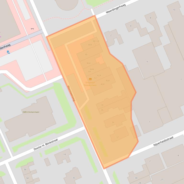 Kaart van postcodegebied 7815HH.