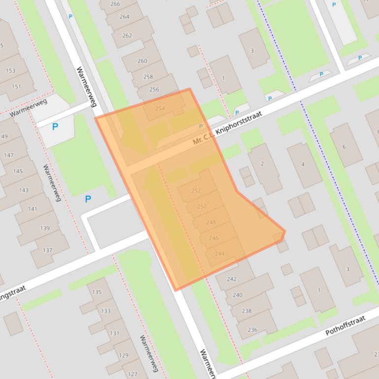 Kaart van postcodegebied 7815HR.