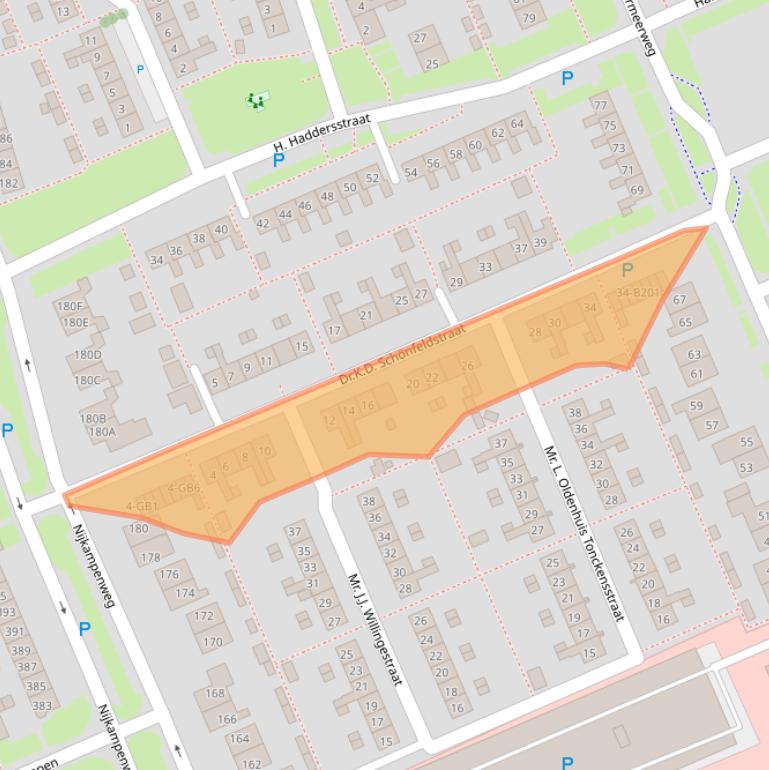 Kaart van postcodegebied 7815JK.