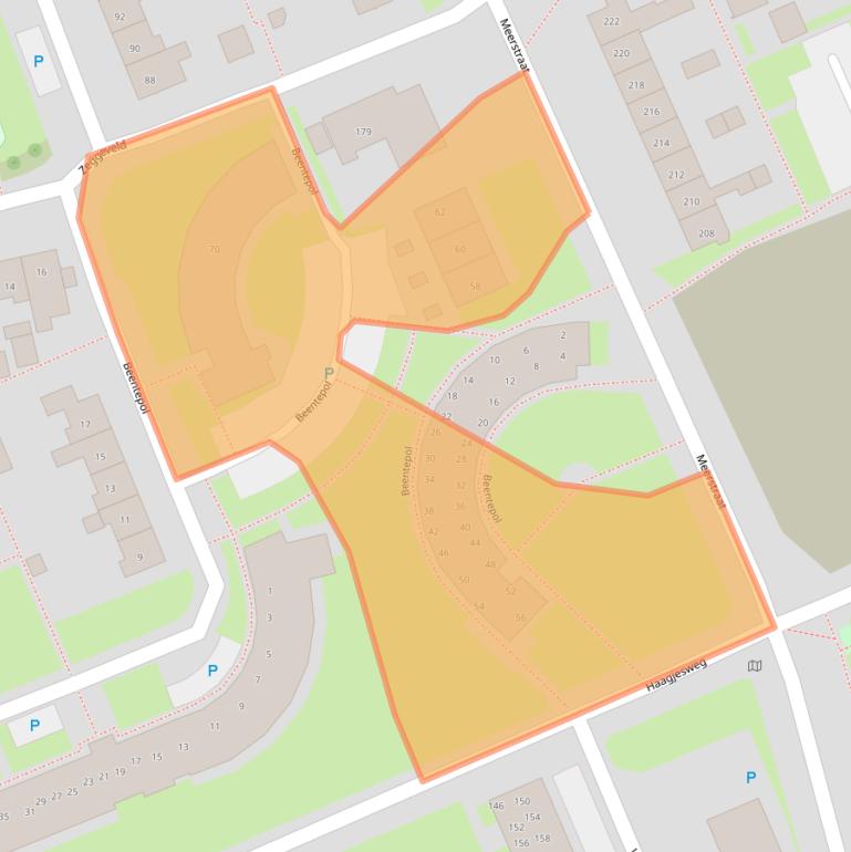 Kaart van postcodegebied 7815KX.