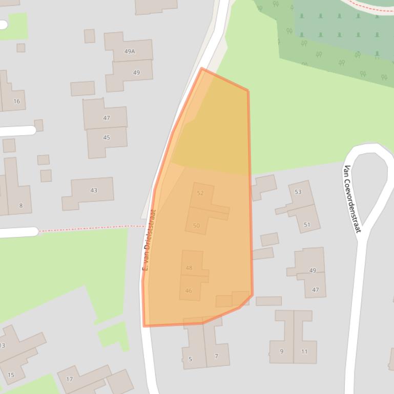 Kaart van postcodegebied 7815LX.