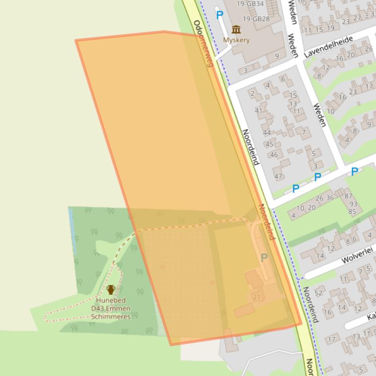 Kaart van postcodegebied 7815PB.