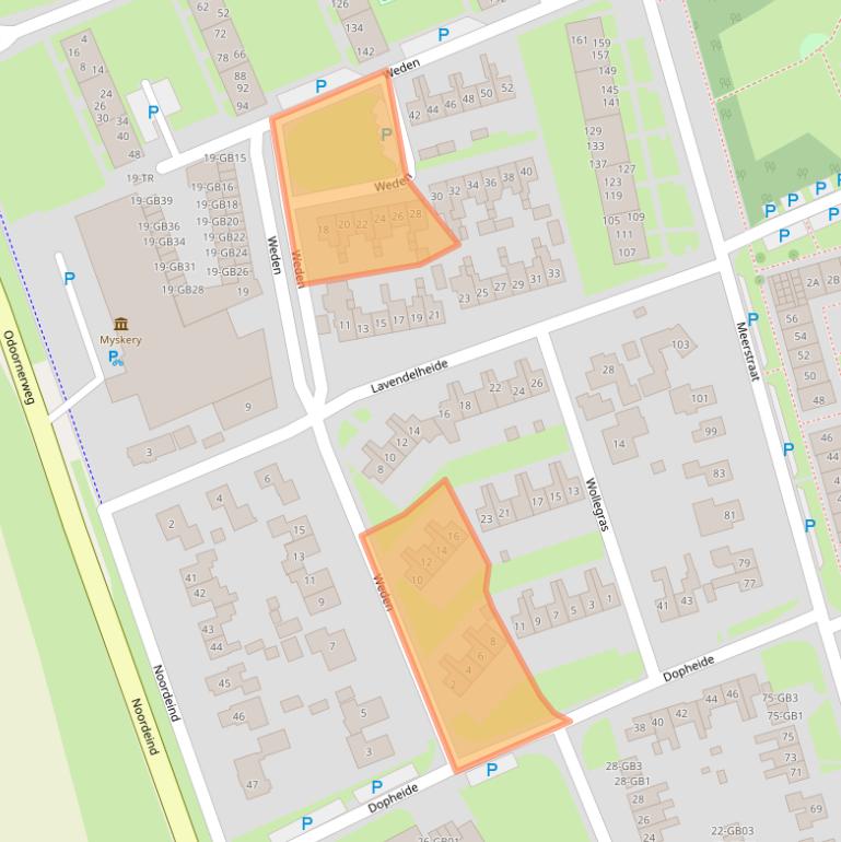 Kaart van postcodegebied 7815PH.