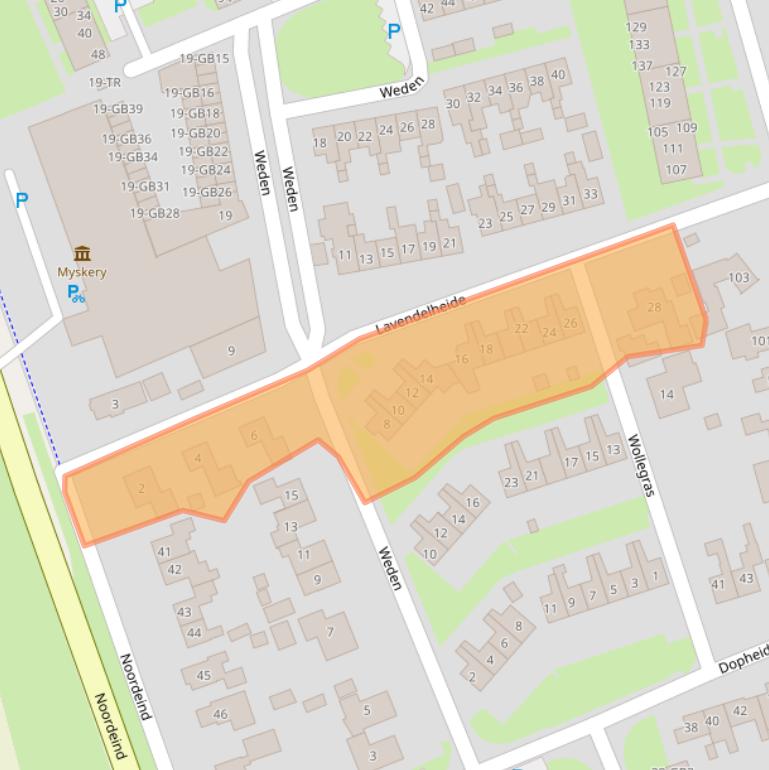 Kaart van postcodegebied 7815PL.