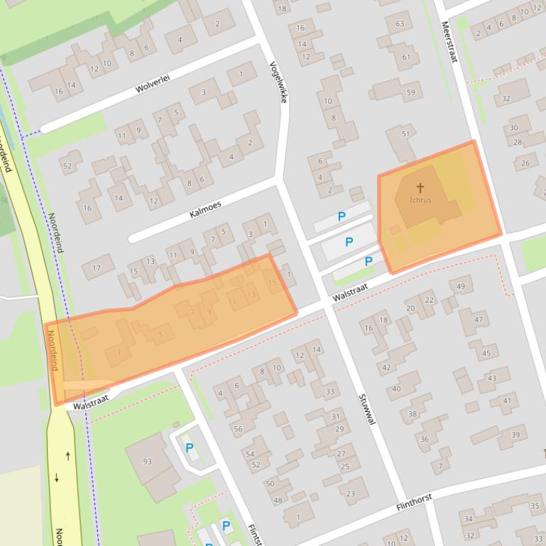 Kaart van postcodegebied 7815RA.