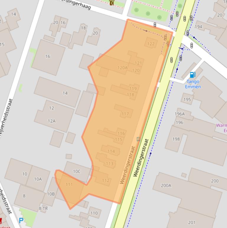 Kaart van postcodegebied 7815SJ.