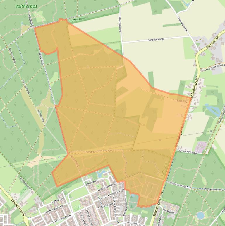 Kaart van postcodegebied 7815SL.