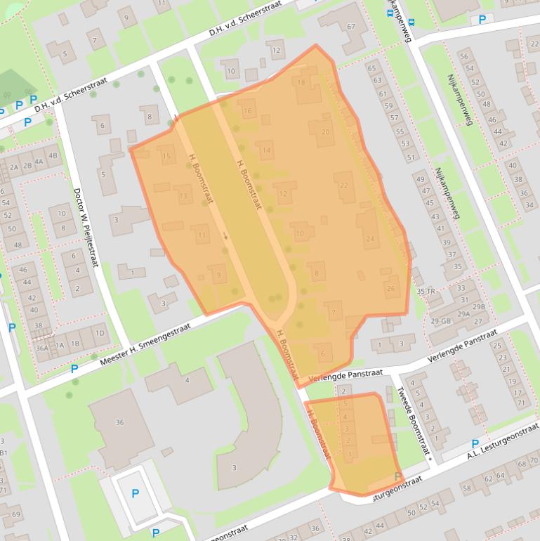Kaart van postcodegebied 7815VA.