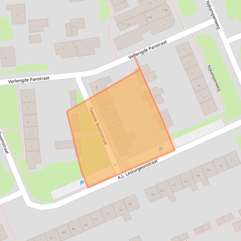 Kaart van postcodegebied 7815VC.