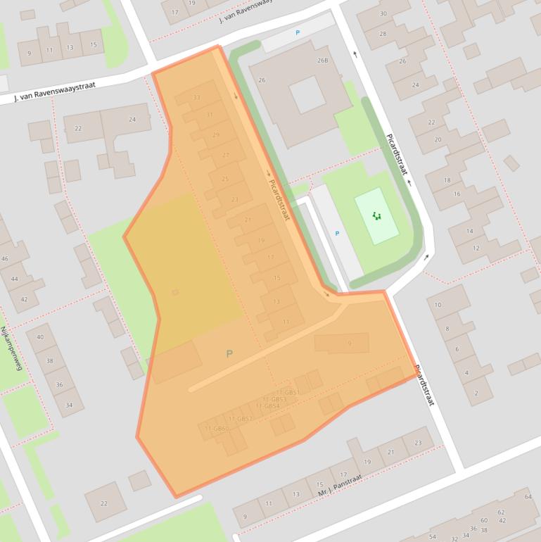 Kaart van postcodegebied 7815VP.