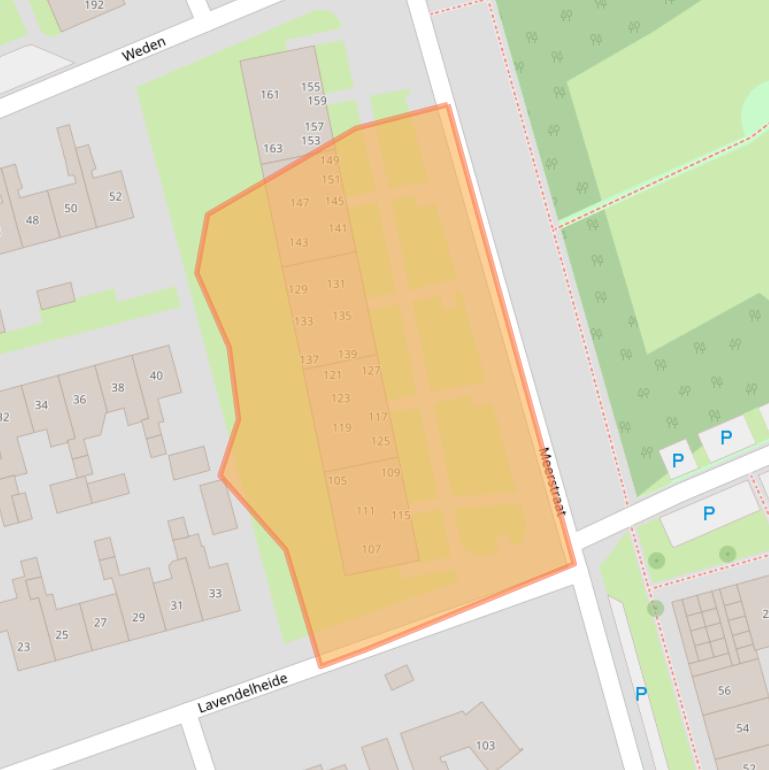 Kaart van postcodegebied 7815XC.