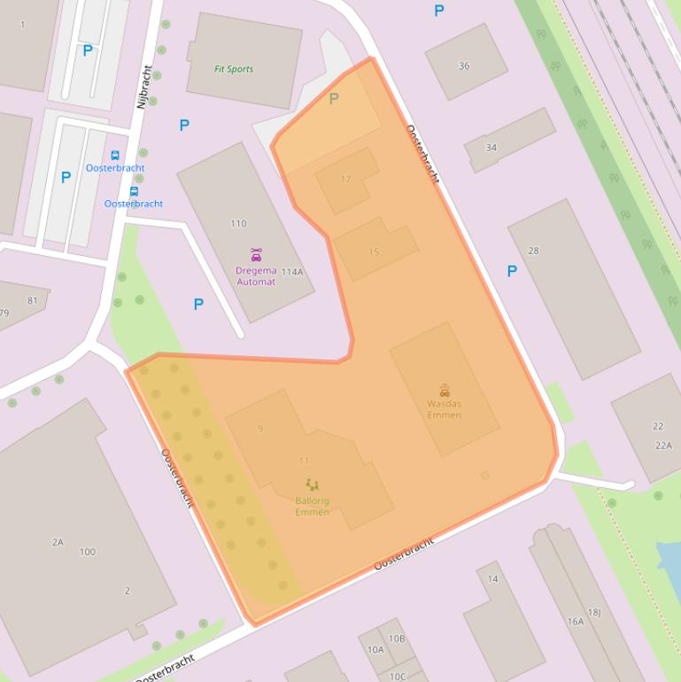 Kaart van postcodegebied 7821CC.