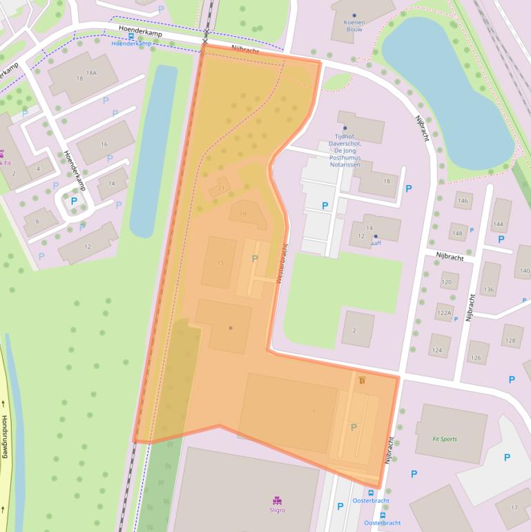 Kaart van postcodegebied 7821CD.