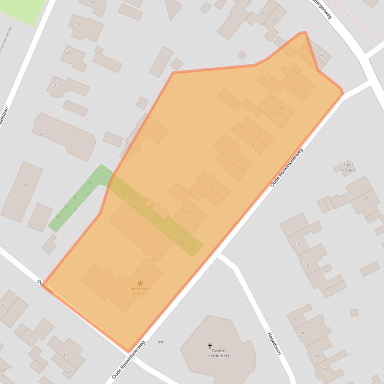 Kaart van postcodegebied 7822AB.