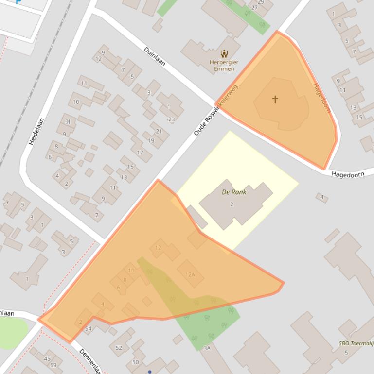 Kaart van postcodegebied 7822AD.