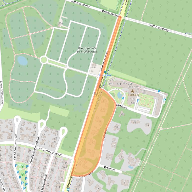 Kaart van postcodegebied 7822BA.