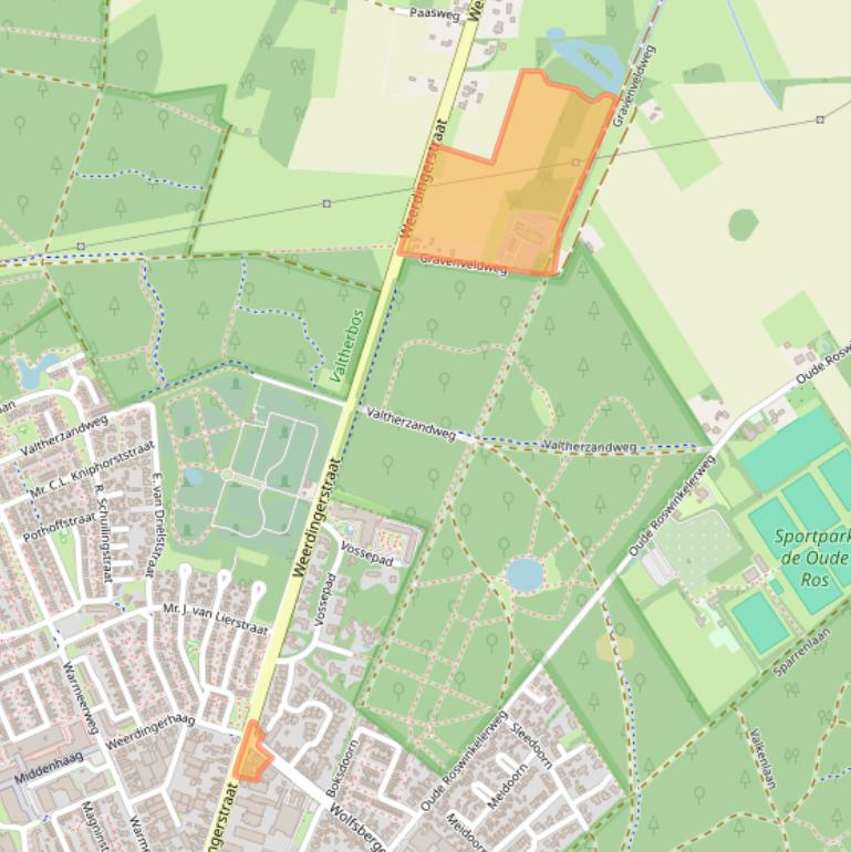 Kaart van postcodegebied 7822BJ.