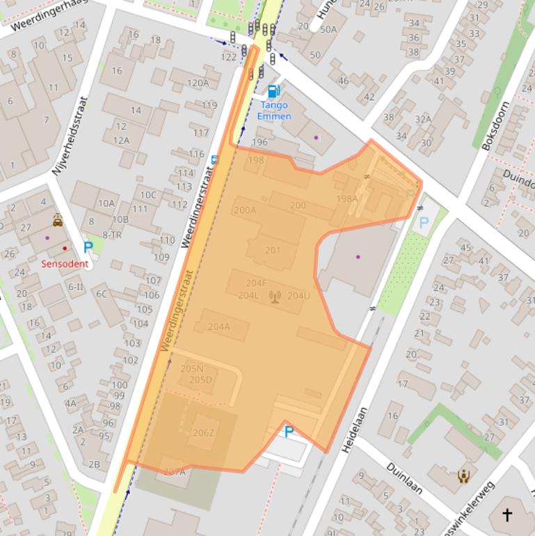 Kaart van postcodegebied 7822BK.