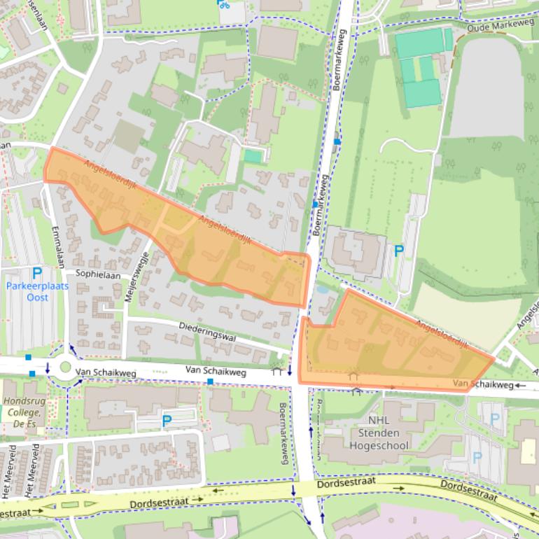 Kaart van postcodegebied 7822HL.