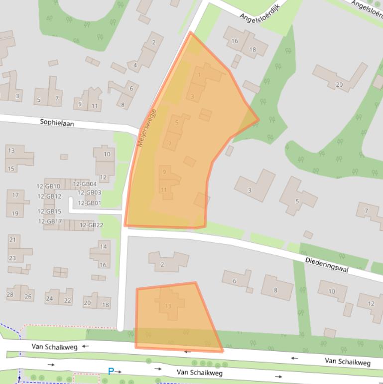 Kaart van postcodegebied 7822JD.