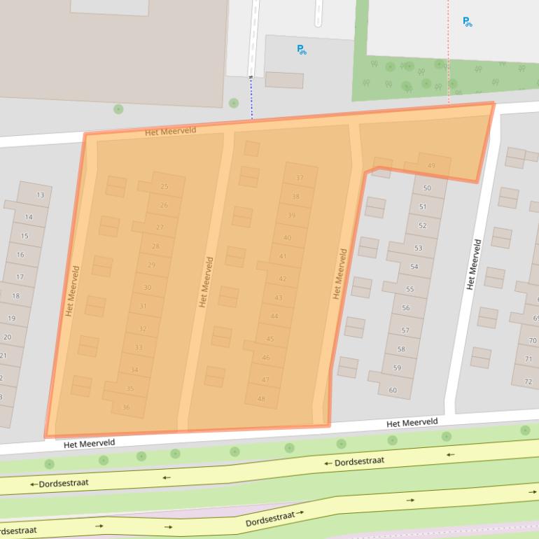 Kaart van postcodegebied 7822JL.